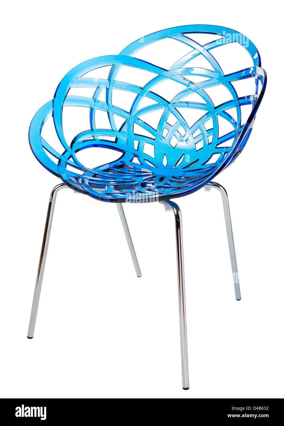contemporary plastic chair isolated Stock Photo Alamy