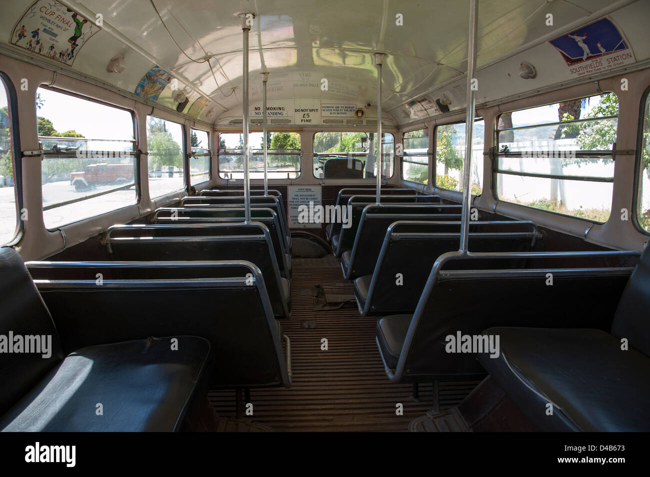 London Bus Interior Stock Photos London Bus Interior Stock