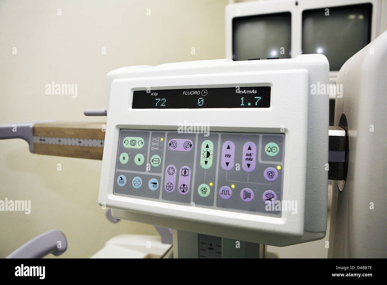 Closeup of xray machine control panel Stock Photo Alamy