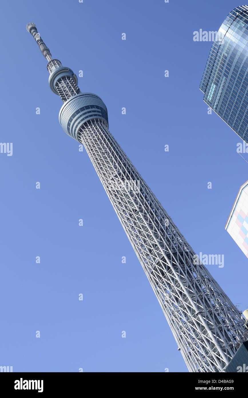 Tokyo Skytree, Sumida-ku, Tokyo, Japan Stock Photo