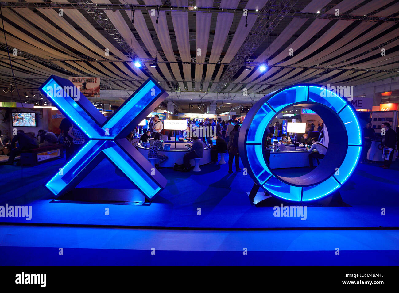 A general view of the Sony Playstation Vita stand at the Eurogamer Expo in  Earls Court London Stock Photo - Alamy