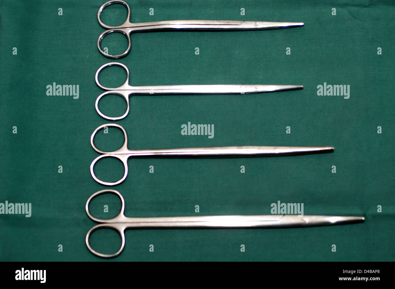 A pair surgical scissors have been in use since dawn pre-history can be traced back Archimedes in approximately 260 B.C However Stock Photo
