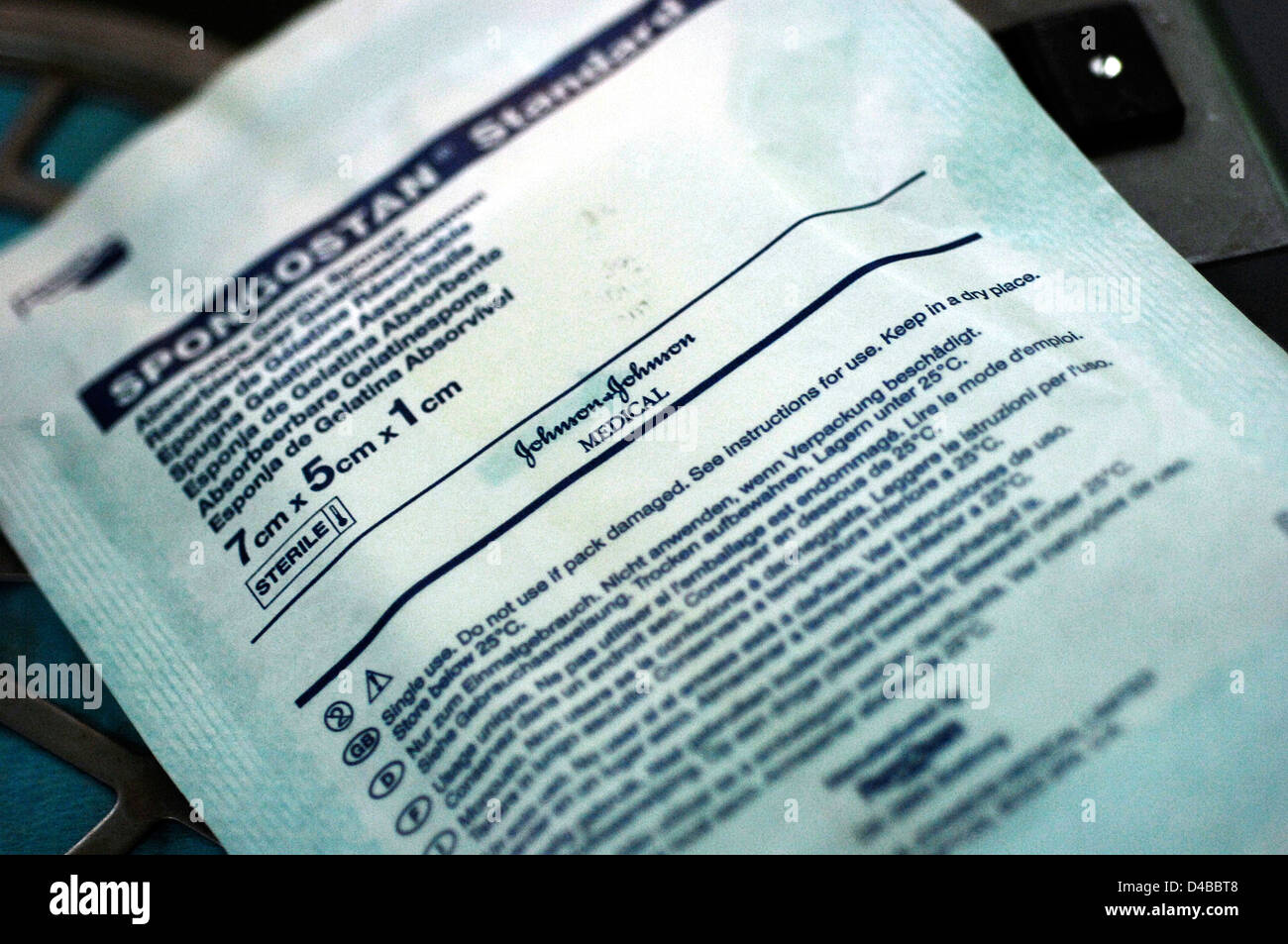Spongostan Gelatin Sponge Haemostatic Sponge In Hi res Stock 