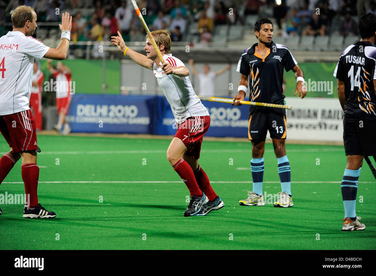 Men's Hockey semifinal, India vs England, XIX Commonwealth Games, India