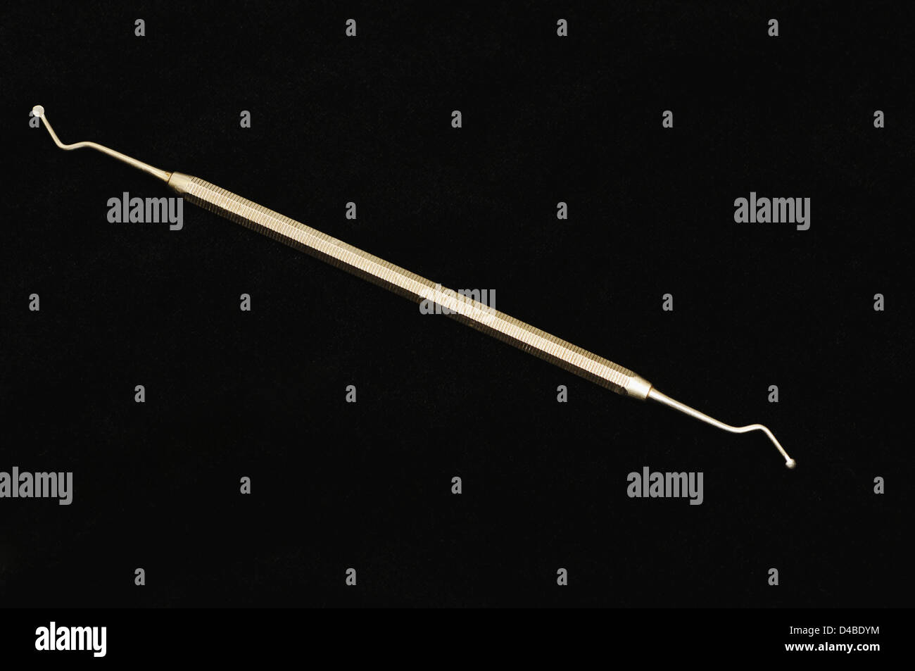 Double ended dental probe, studio shot Stock Photo