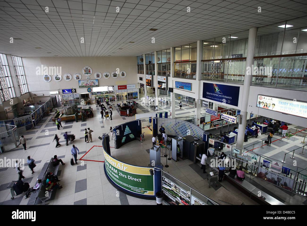 Lusaka International Airport, Zambia Stock Photo