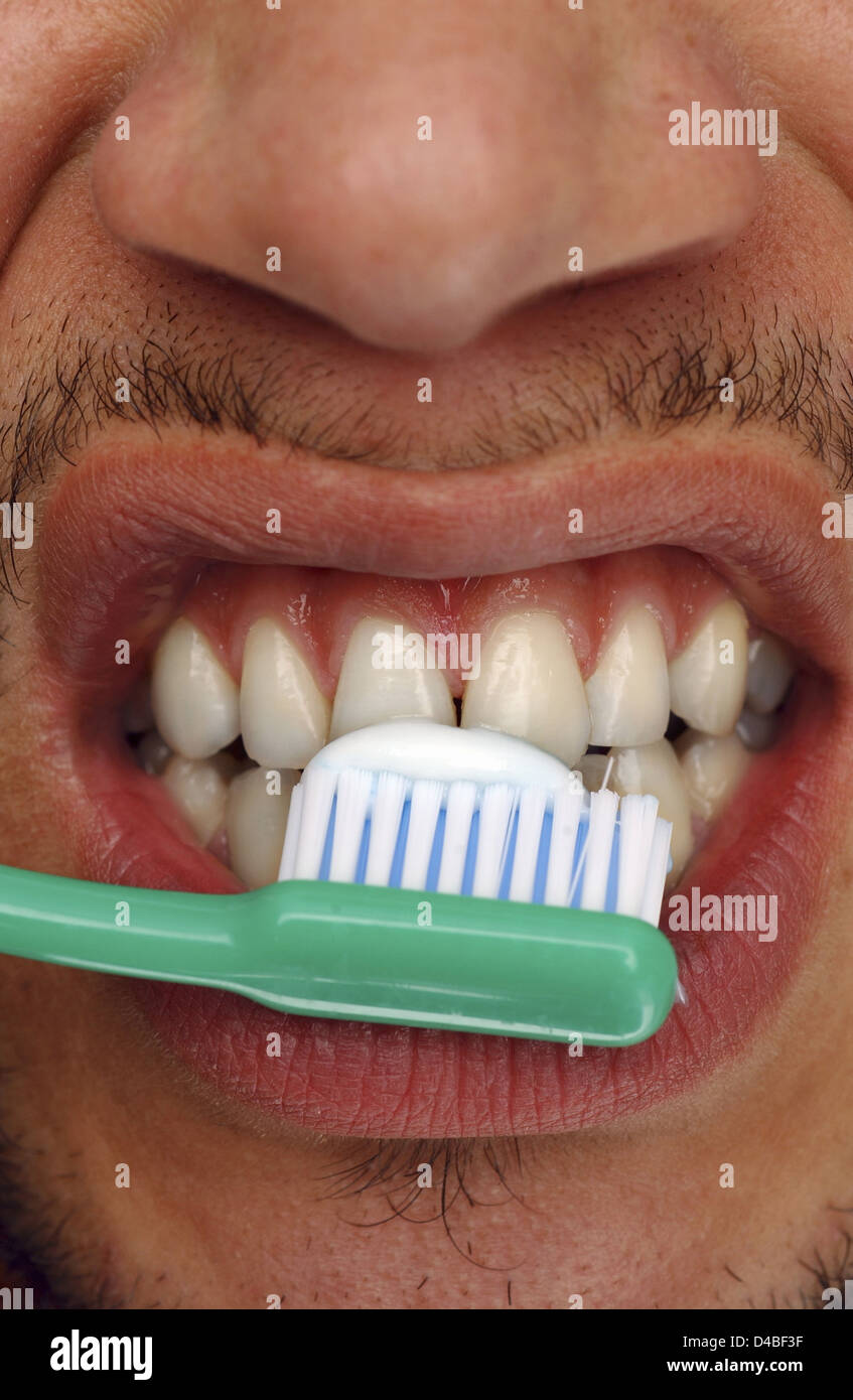 Regular brushing of teeth helps prevent tooth decay and gum disease Stock Photo Alamy