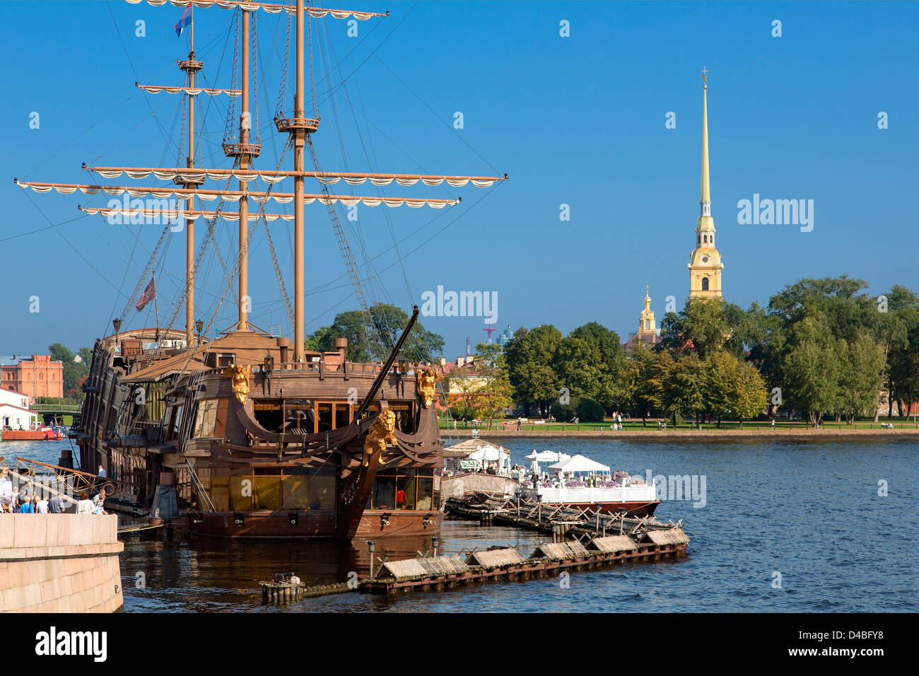 St. Petersburg, the Flying Dutchman Restaurant Stock Photo