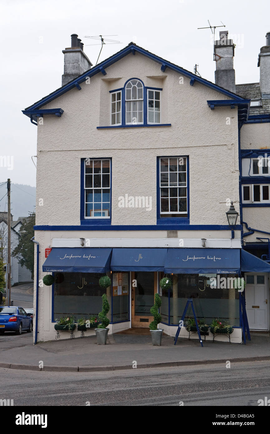 Jacksons Bistro in Bowness on Windermere Stock Photo Alamy