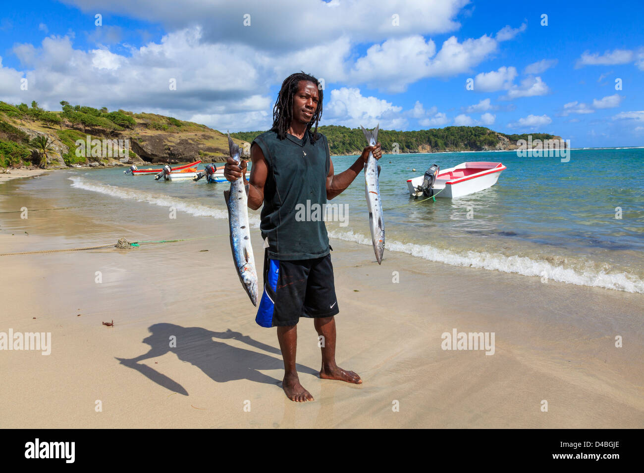 St. lucia caribbean fishing sea hi-res stock photography and images - Alamy