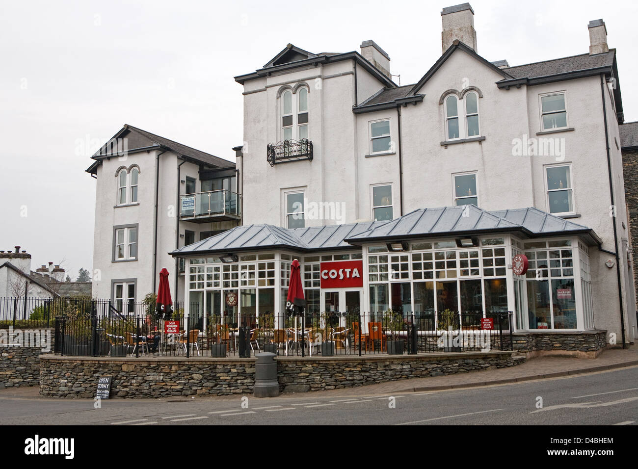 Costa coffee in Bowness on Windermere Stock Photo Alamy