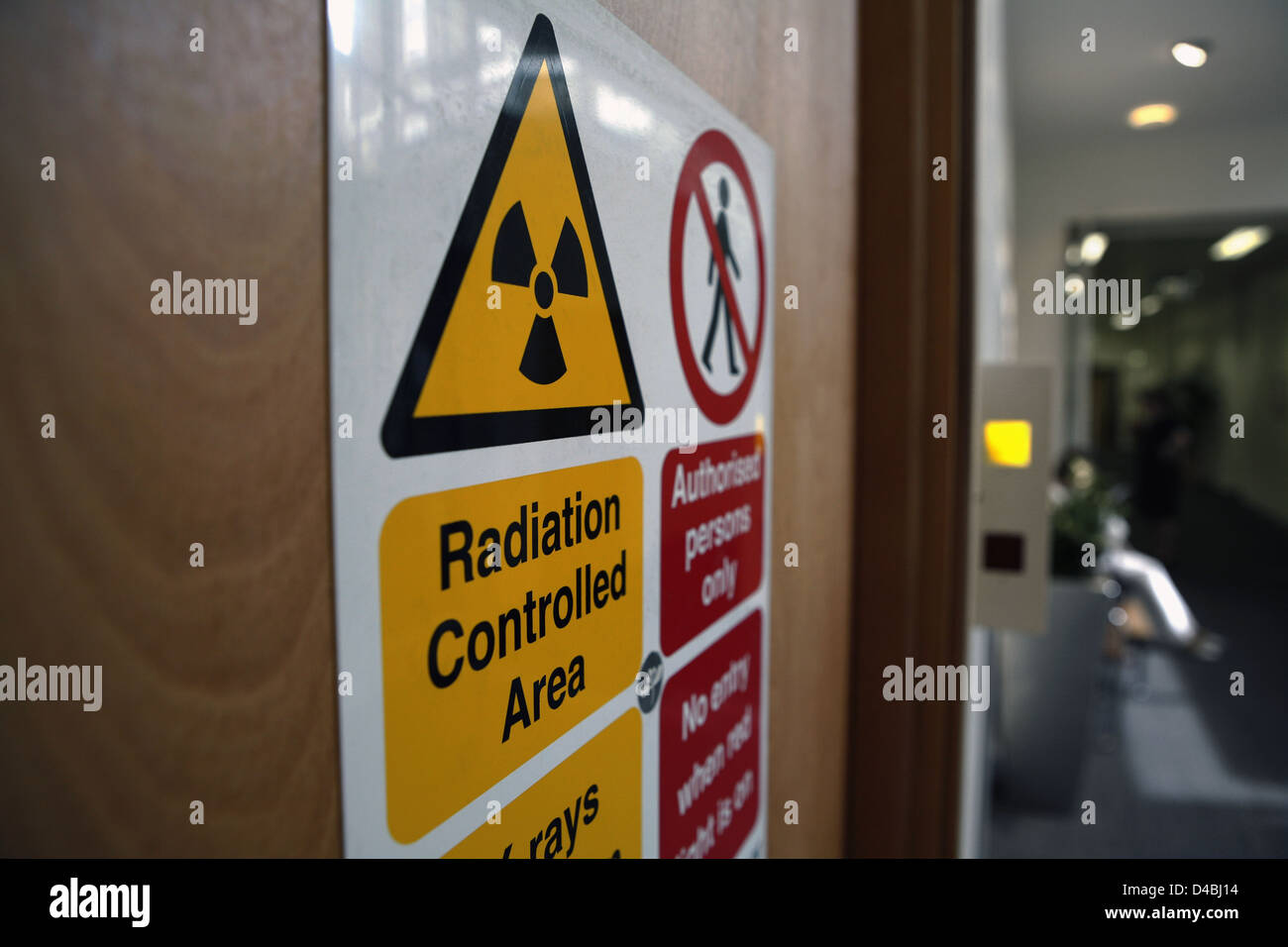 Xray warning sign Stock Photo Alamy