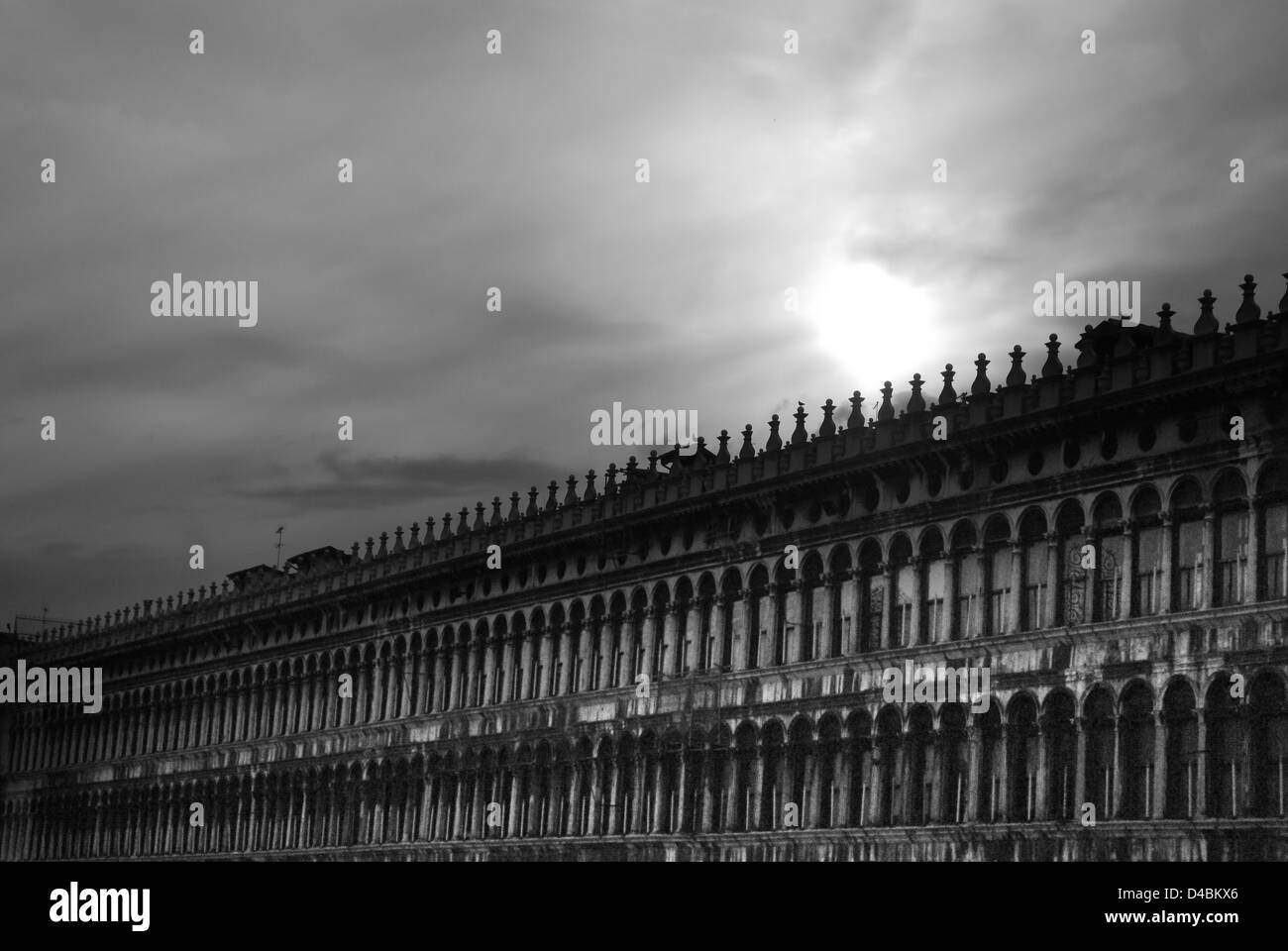 St marks square at twilight Black and White Stock Photos & Images - Alamy