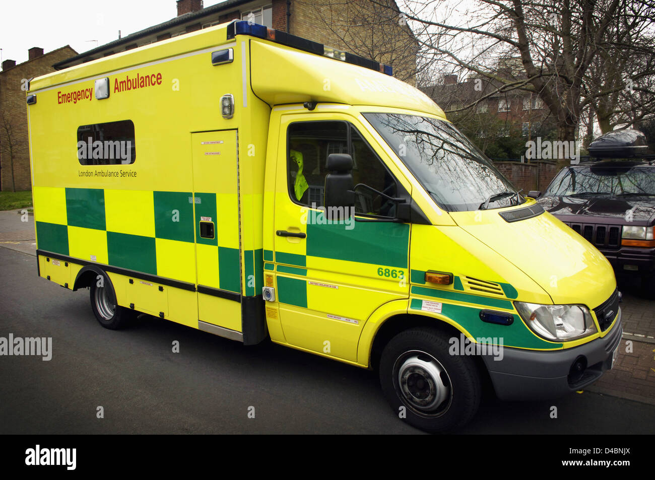 NHS ambulance Stock Photo