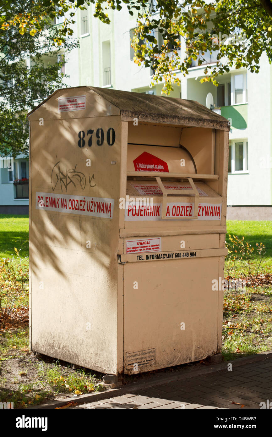 Used clothing container hires stock photography and images Alamy