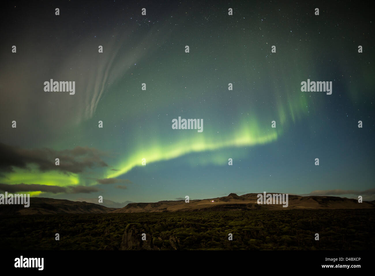 Northern lights - Aurora Borealis in Iceland Stock Photo - Alamy