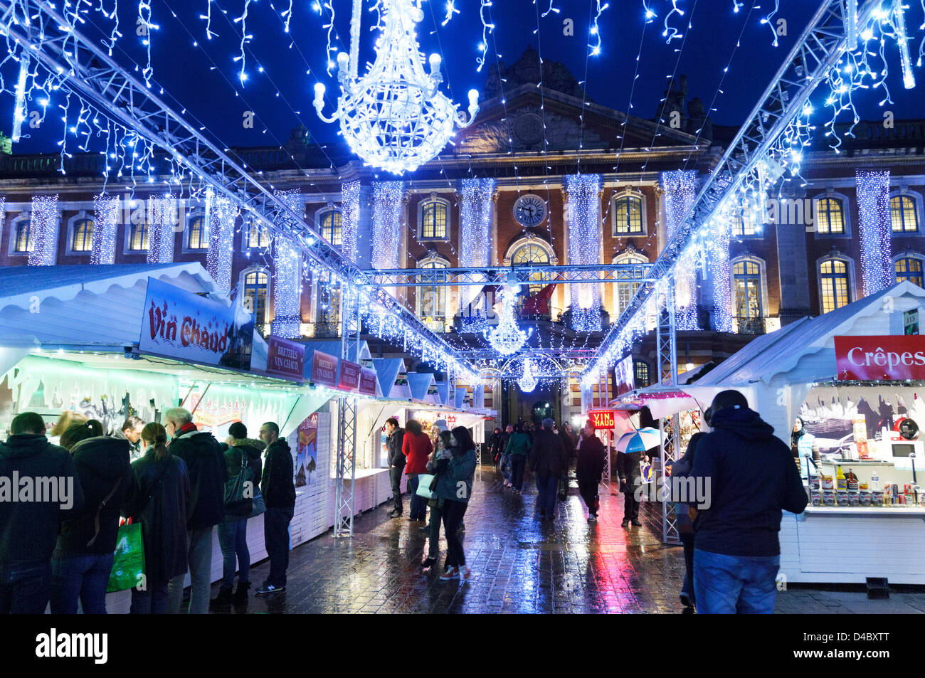 Toulouse Christmas market, Toulouse France Stock Photo