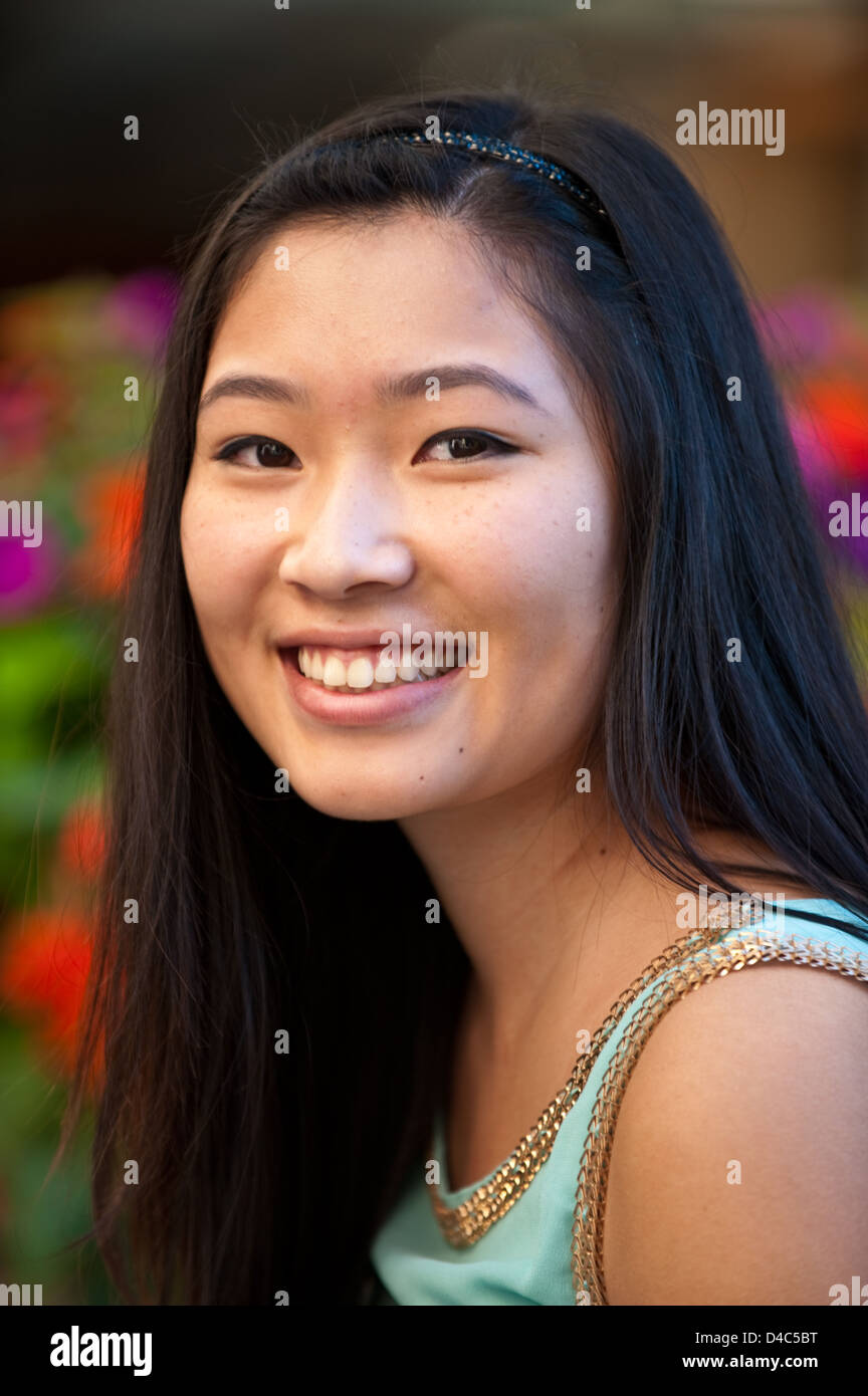 Asian Teen Girl Portrait High Resolution Stock Photography and Images ...