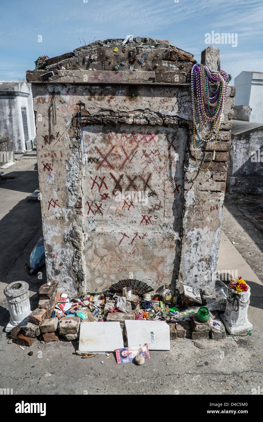 New Orleans 'St. Louis' #1 Cemetery Stock Photo