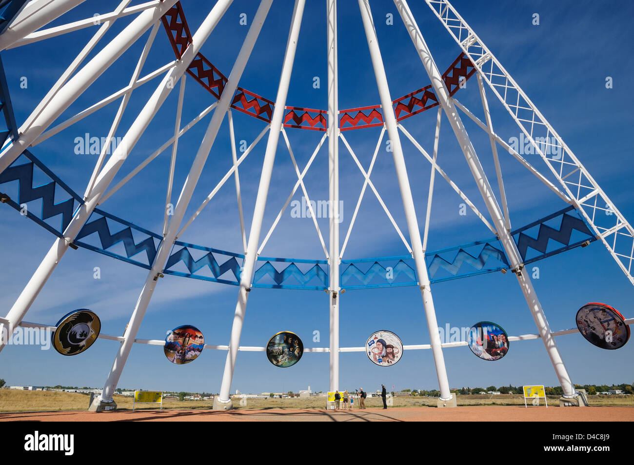 Saamis Teepee. World´s largest teepee, Medicine Hat, Alberta, Canada