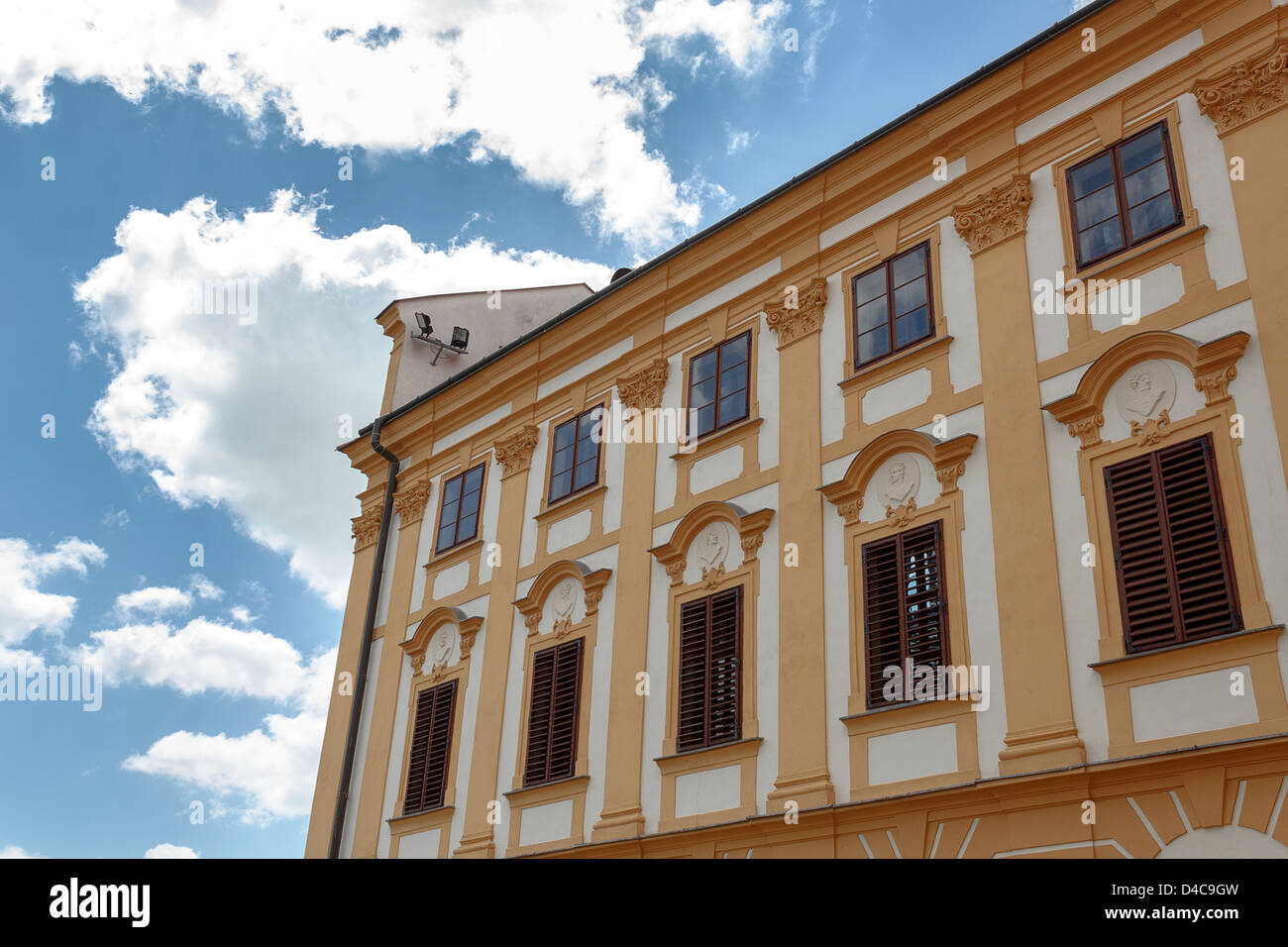 Famous Baroque chateau Jaromerice nad Rokytnou, Czech Republic Stock Photo