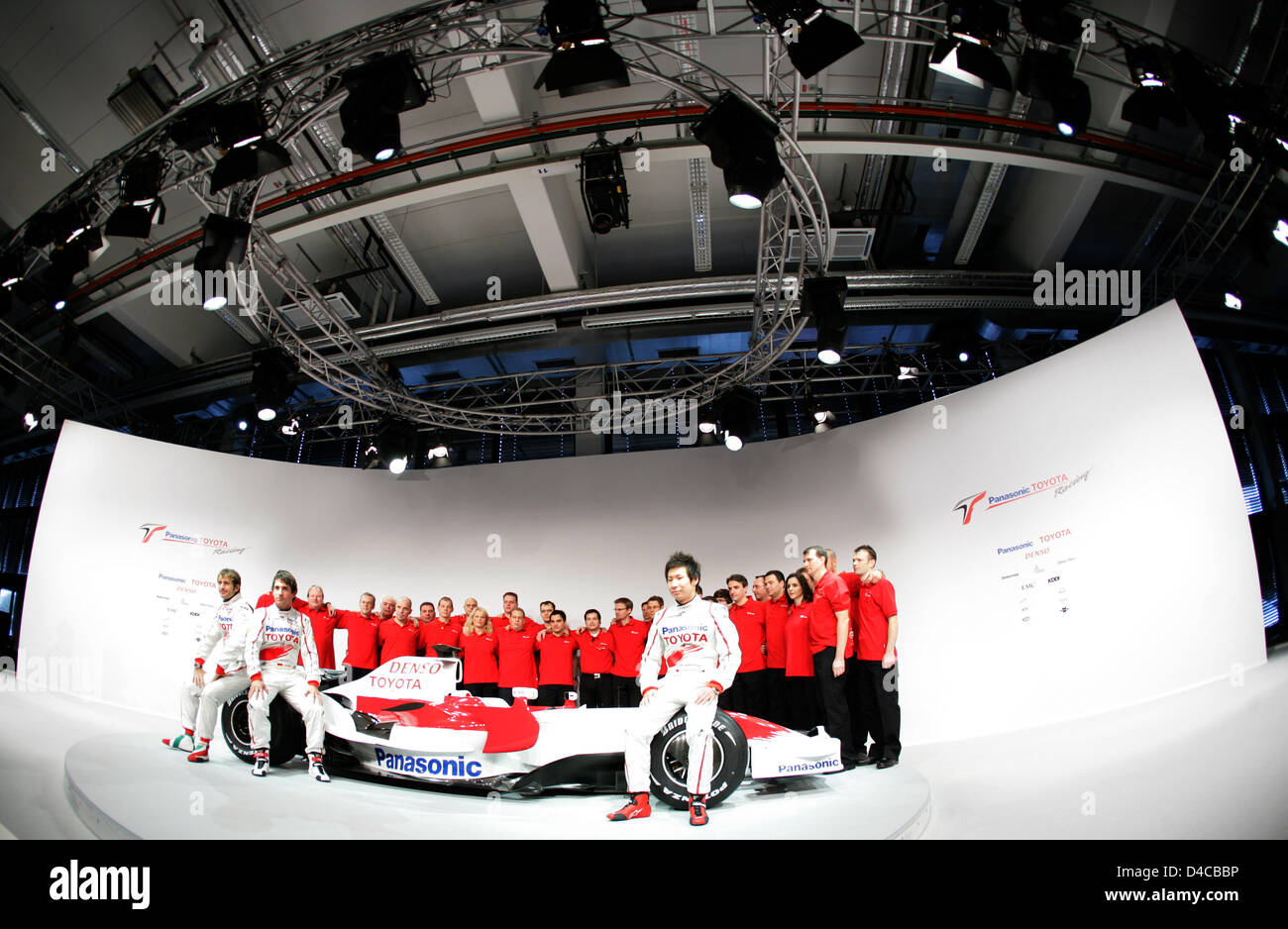 The Formula One drivers of the Panasonic Toyota Racing team, from 
