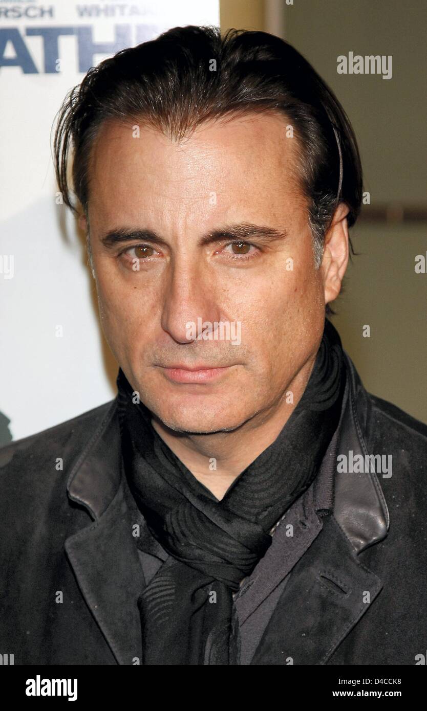 US actor Andy Garcia poses for the camera as he arrives for the