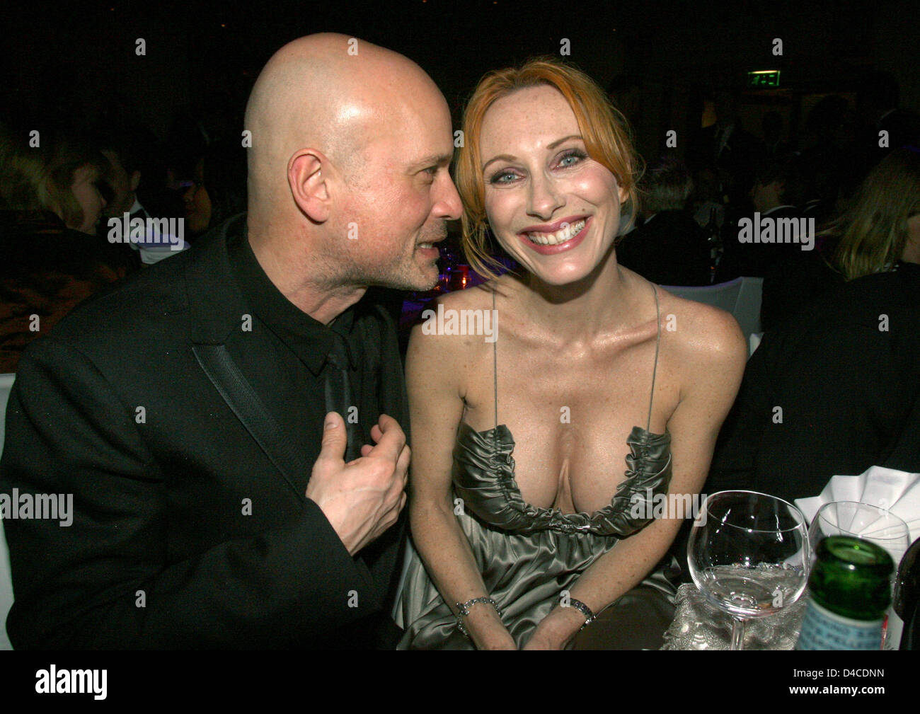 german actors andrea sawatzki r and christian berkel l have a ball at the 35th german film ball in munich germany 19 january 2008 some 1 000 guests were invited to the glamorous