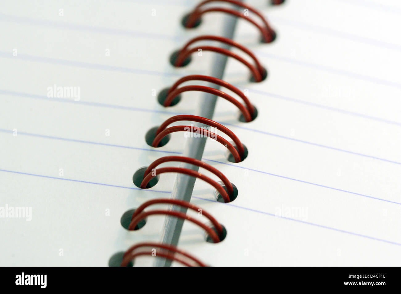A spiral notebook pictured at the trade fair 'Paperworld' in Frankfurt ...