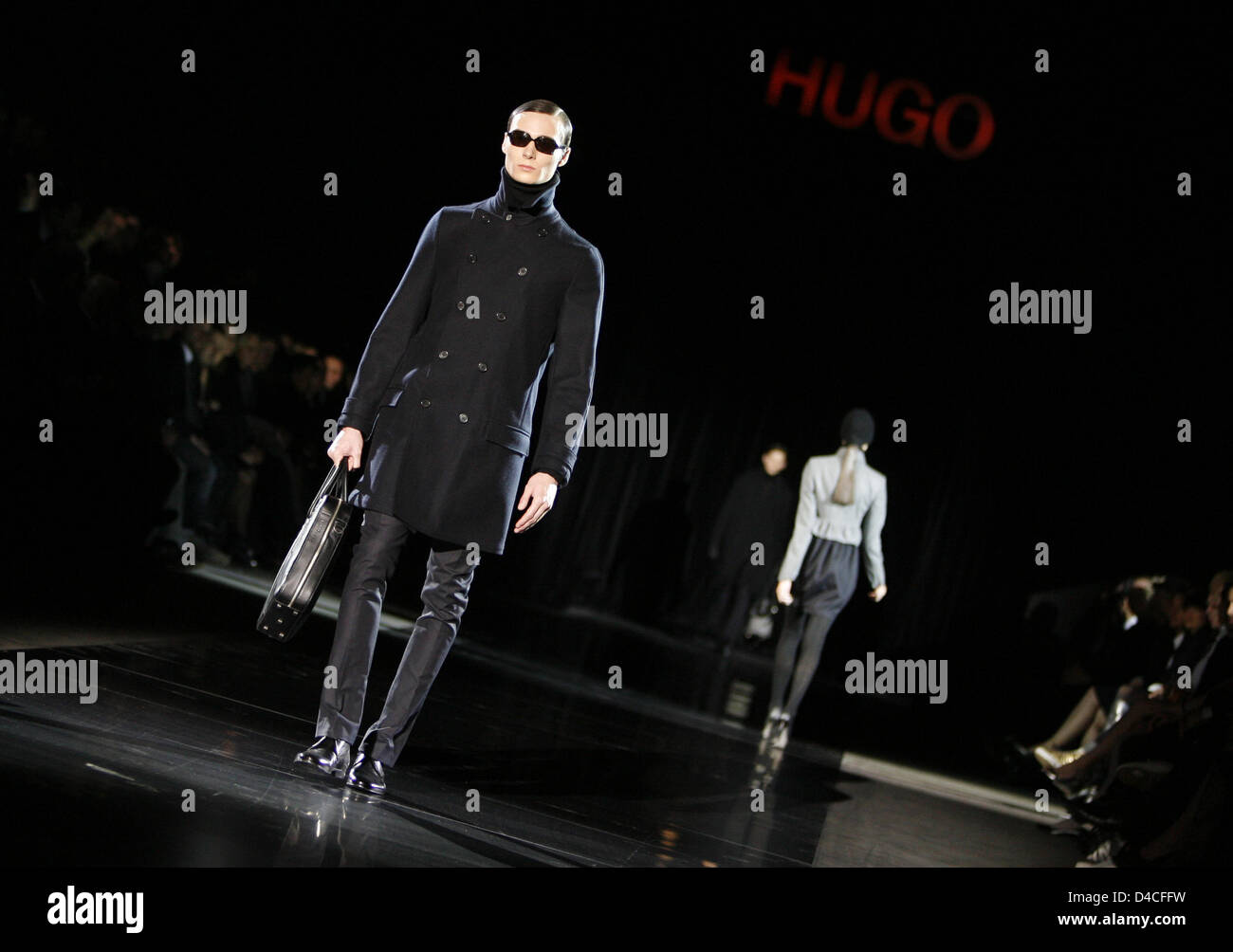 Models present 'Hugo' creations during the Berlin Fashion Week at ...