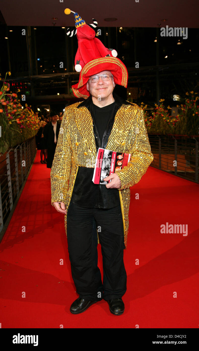 German director and gay rights activist Rosa von Praunheim arrives on the red carpet at the 58th Berlin International Film Festival in Berlin, Germany, 07 February 2008. Martin Scorsese's concert movie 'Shine a Light' starring the Rolling Stones will kick off this year's festival featuring 21 films taking part in the competition for the 'Golden' and the 'Silver Bear' awards. Photo: Stock Photo
