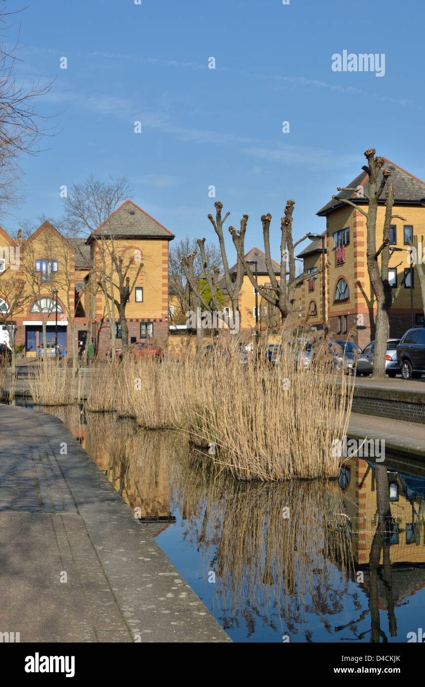 The Albion Channel, Rotherhithe, London, UK. Stock Photo