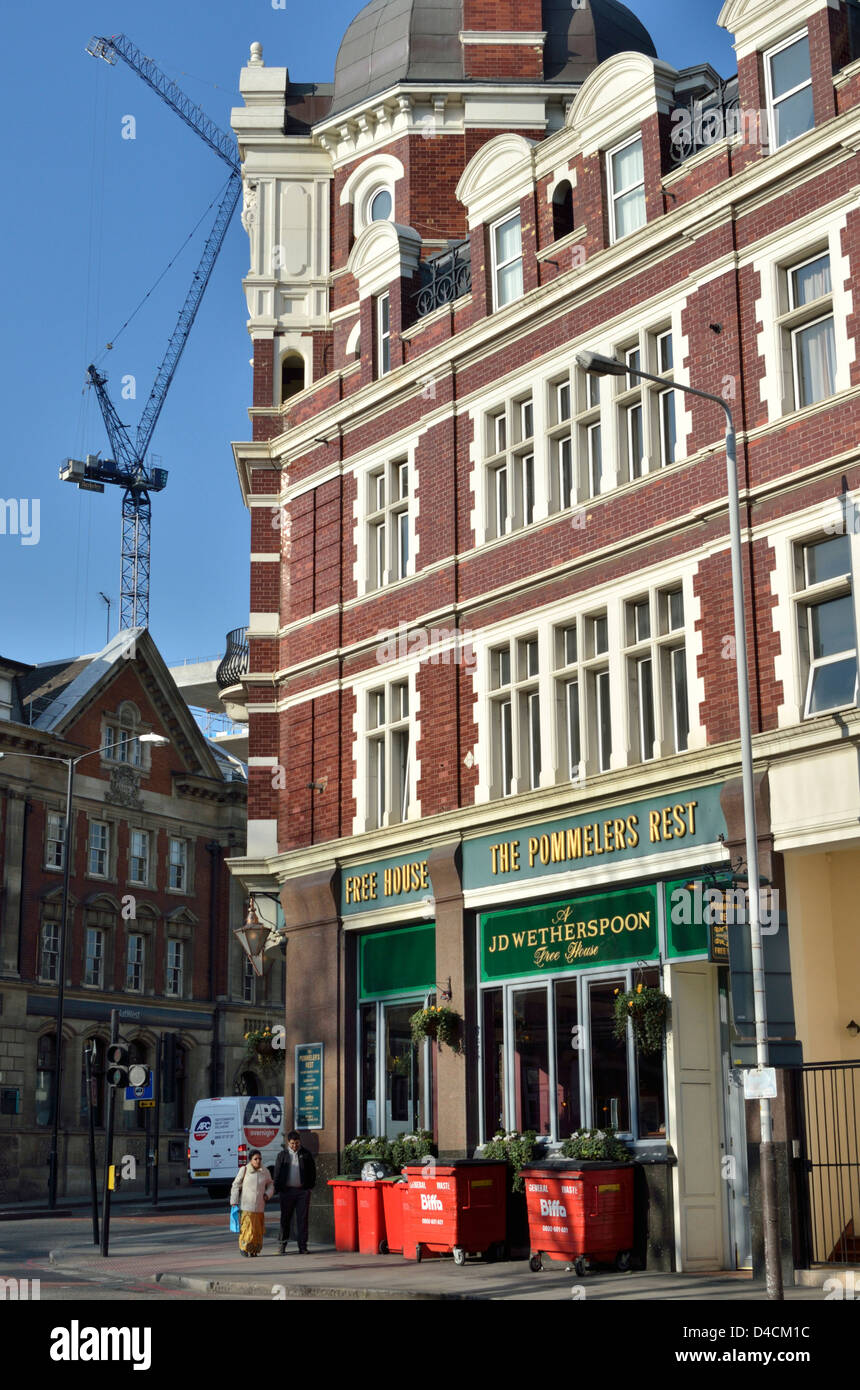 The Pommelers Arms Wetherspoon pub in Tooley Street, London Bridge