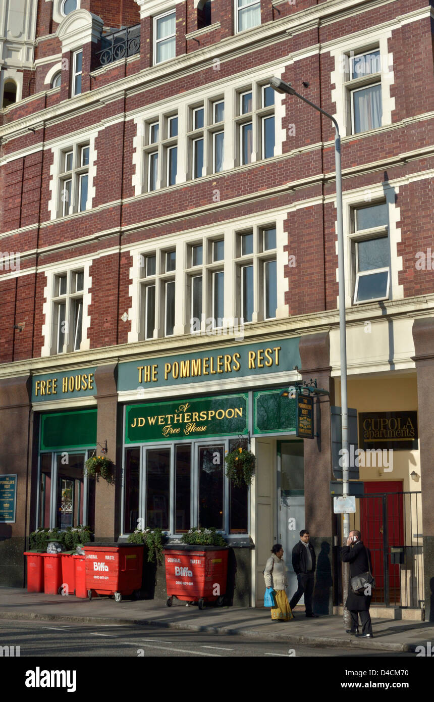 The Pommelers Arms Wetherspoon pub in Tooley Street, London Bridge