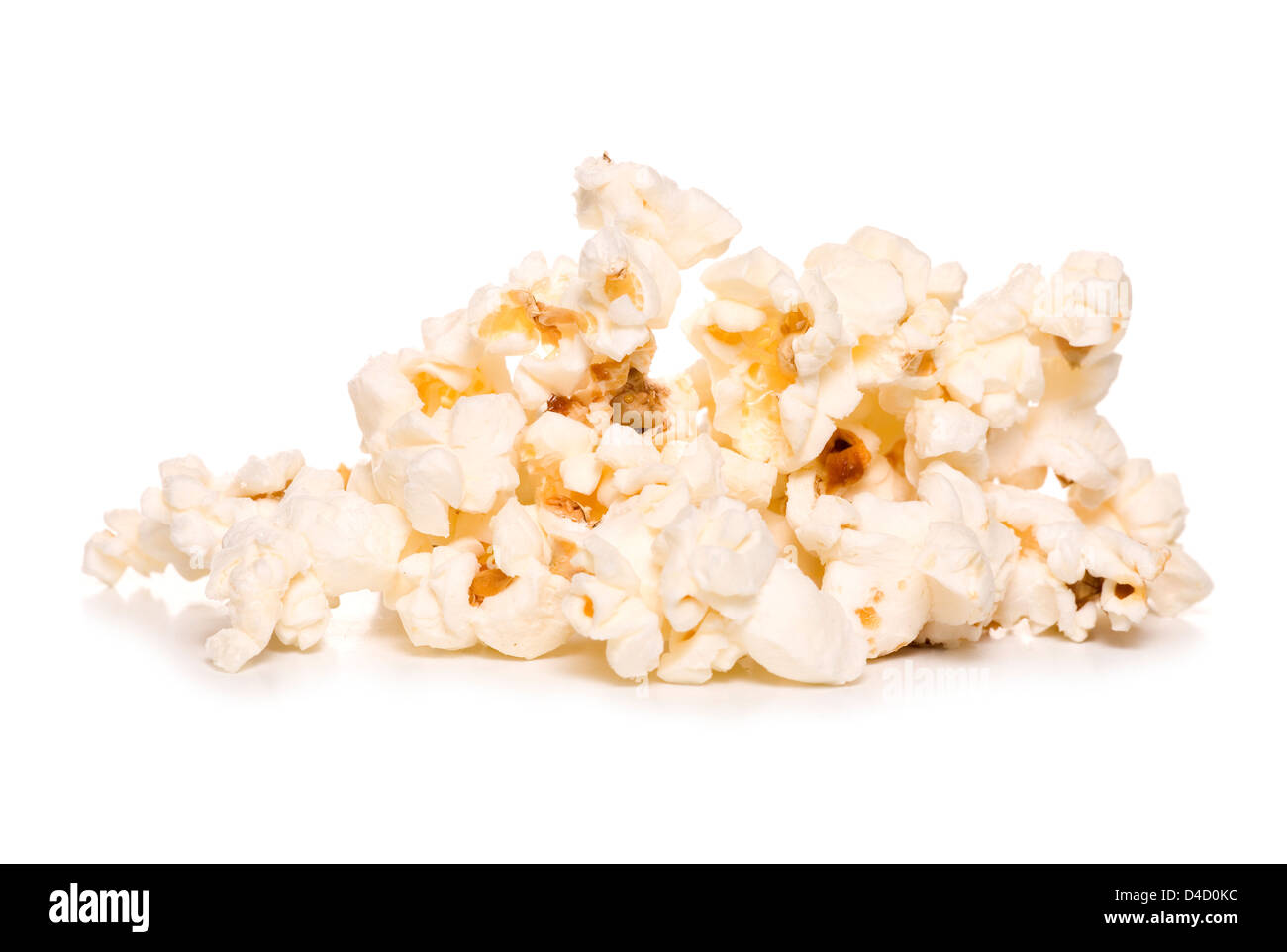 pile of popcorn studio cut out Stock Photo