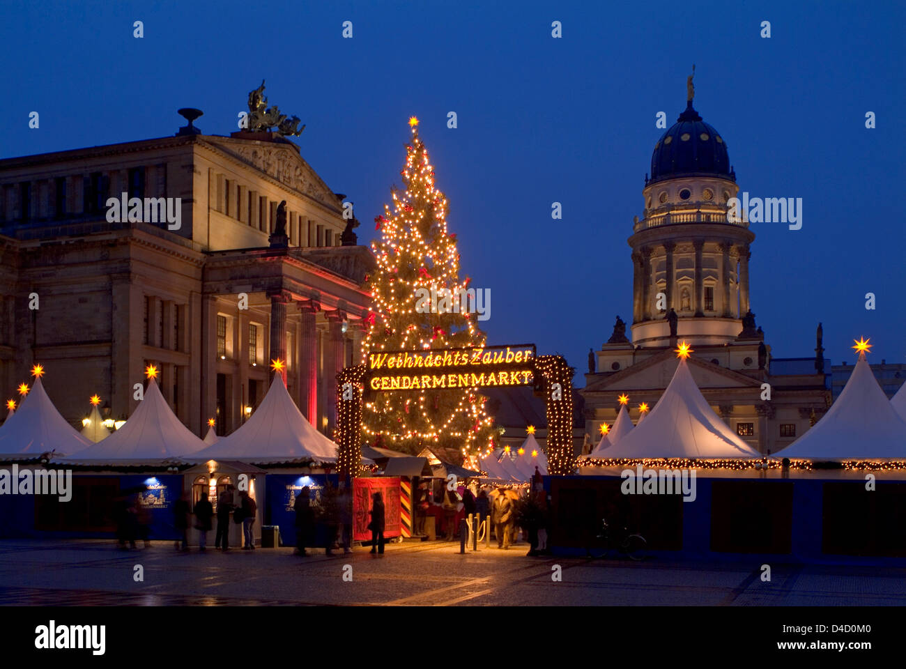 Christmas Market At The Gendarmenmarkt, Berlin, Germany Stock Photo - Alamy