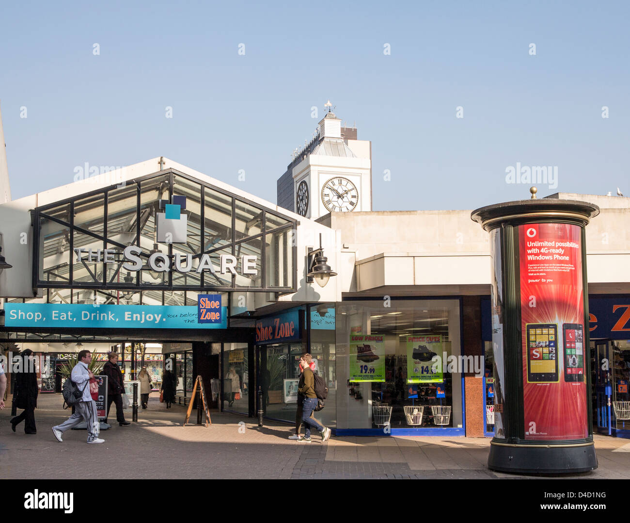 The Square Shopping Centre Birmingham UK Stock Photo Alamy