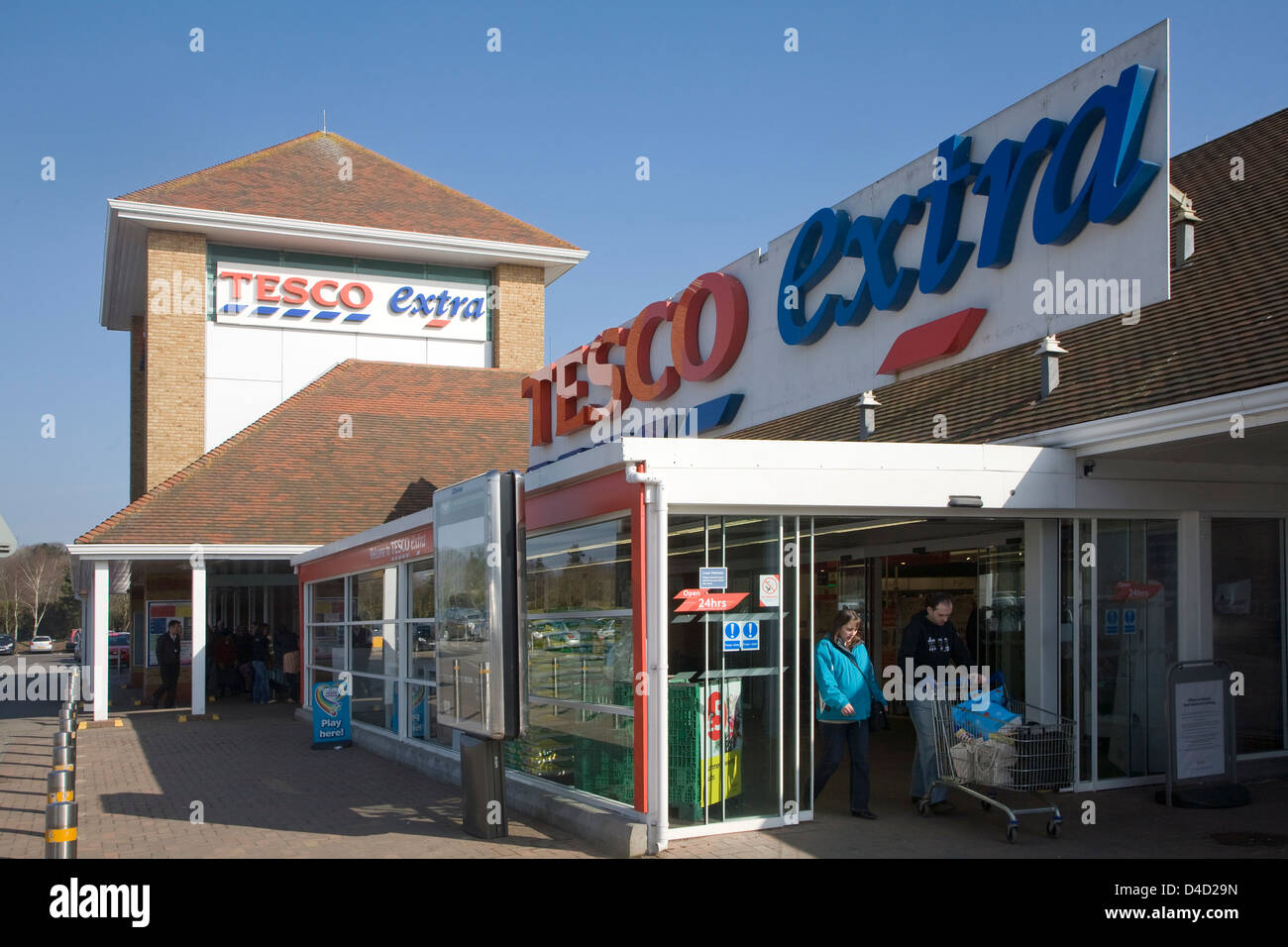 Tesco Extra store at Martlesham, Suffolk, England Stock Photo Alamy