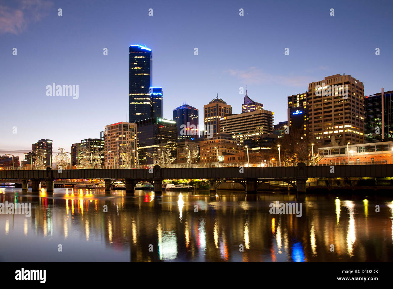 The Sandridge Bridge is a historic former railway bridge over the Yarra ...