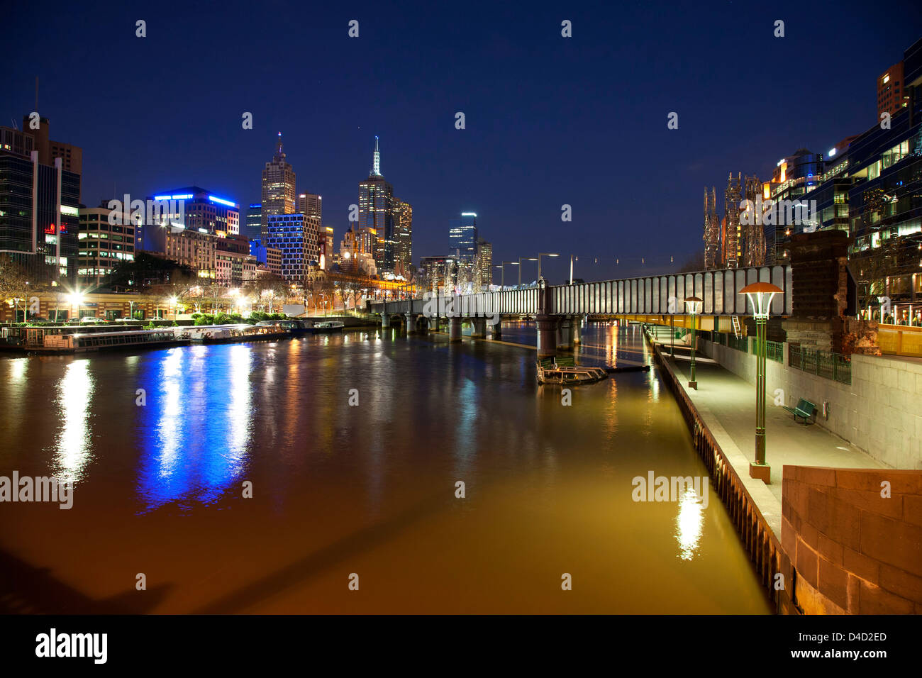 The Sandridge Bridge is a historic former railway bridge over the Yarra ...