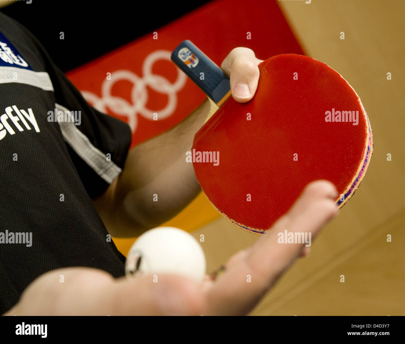 German table tennis pro Timo Boll presents his signature series table