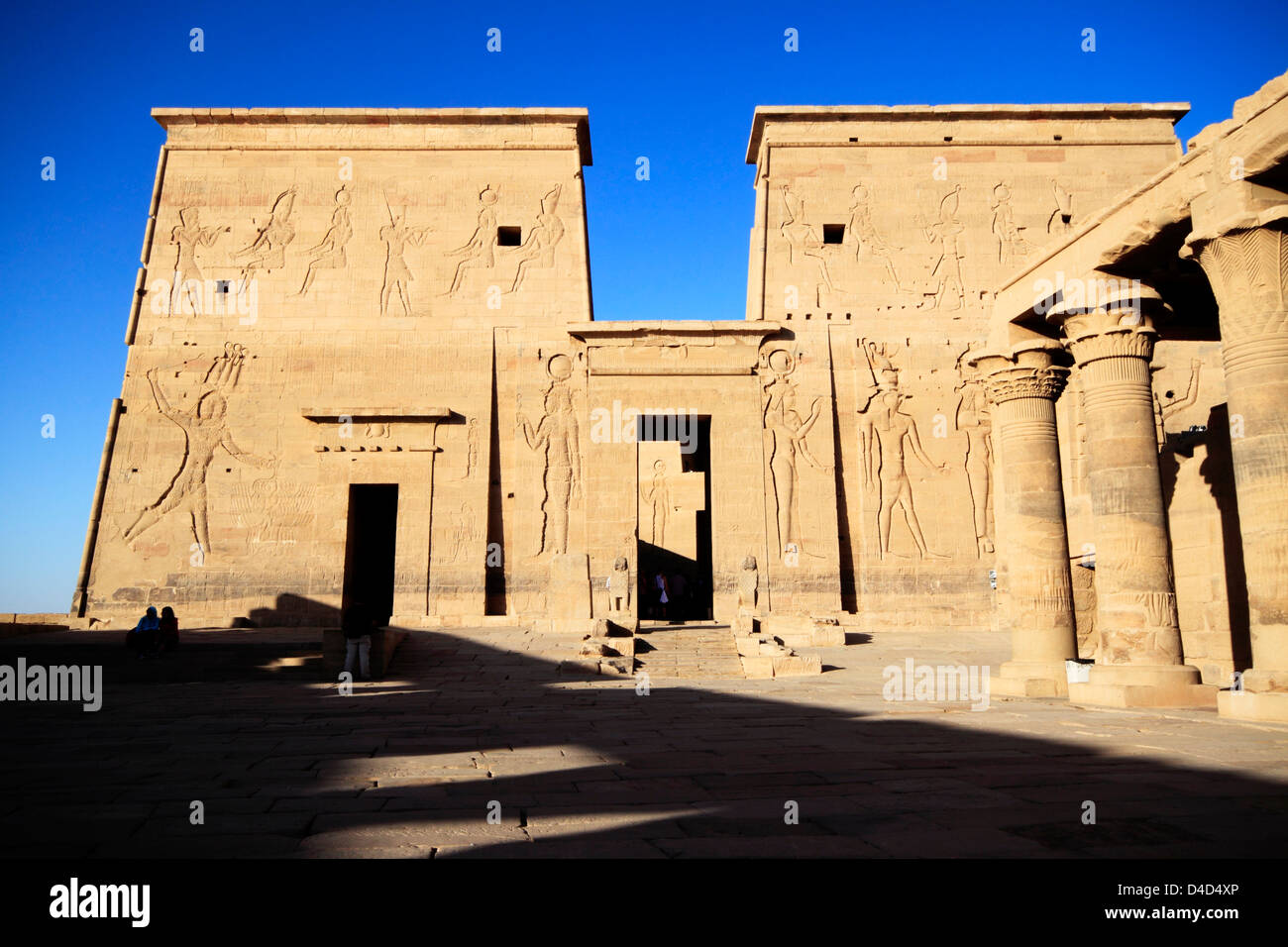 Temple of Philae. Agilika, Egypt Stock Photo
