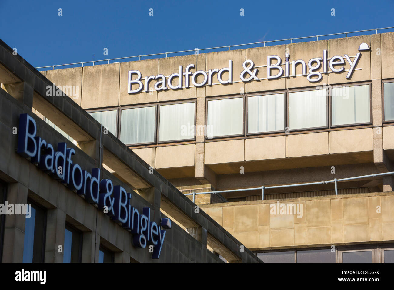 The Bradford and Bingley Building Society in Bingley, West Yorkshire, UK. Stock Photo