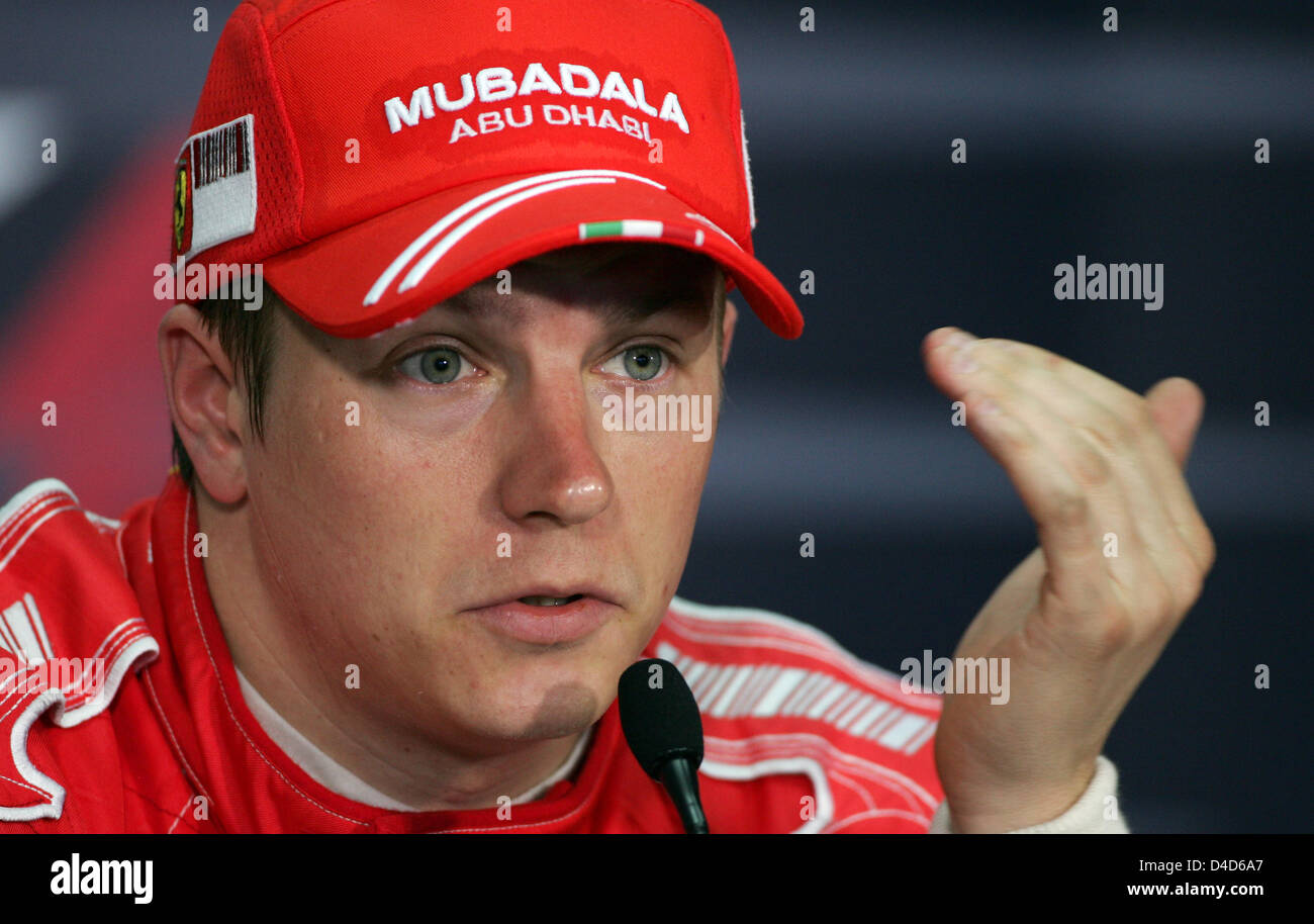 Finnish Formula One driver Kimi Raikkonen of Scuuderia Ferrari pictured