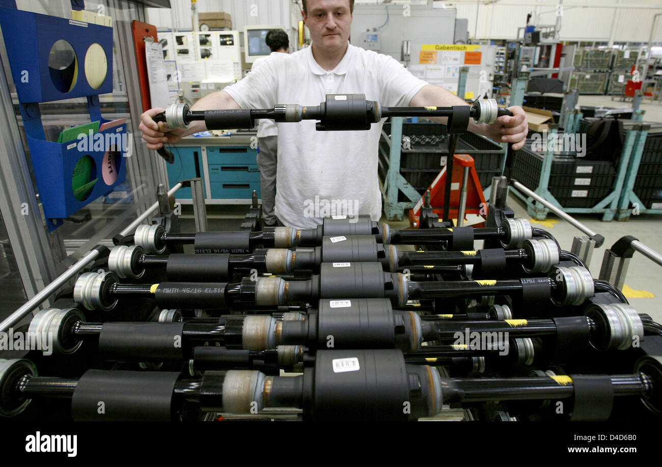 An employee of powertrain and suspension components producer ZF Sachs