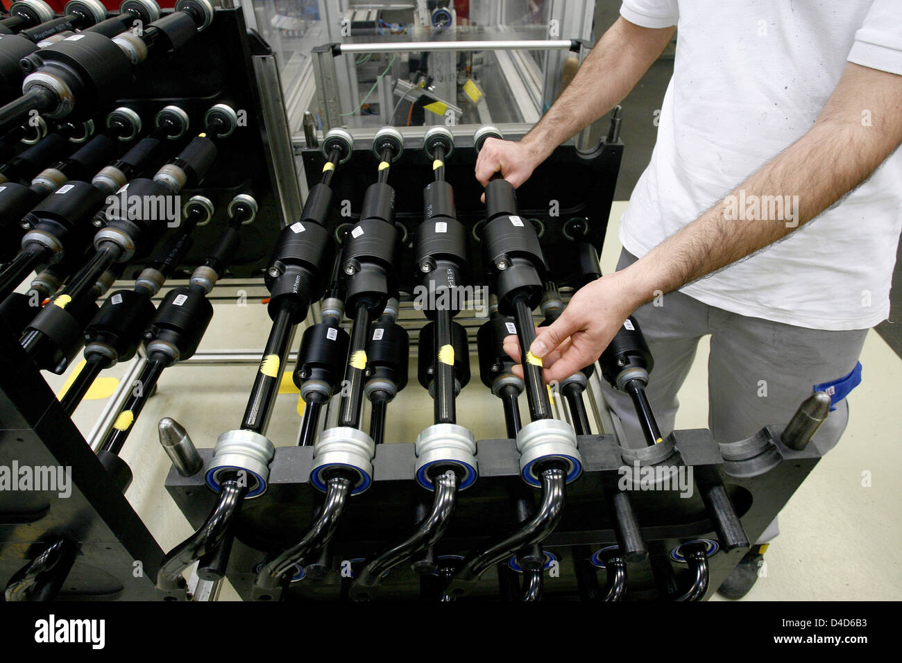 An employee of powertrain and suspension components producer ZF Sachs