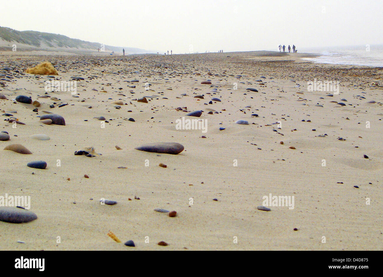 Sande Denmark The picture shows the beach of Hvide Sande in Denmark, 2004. Photo ...