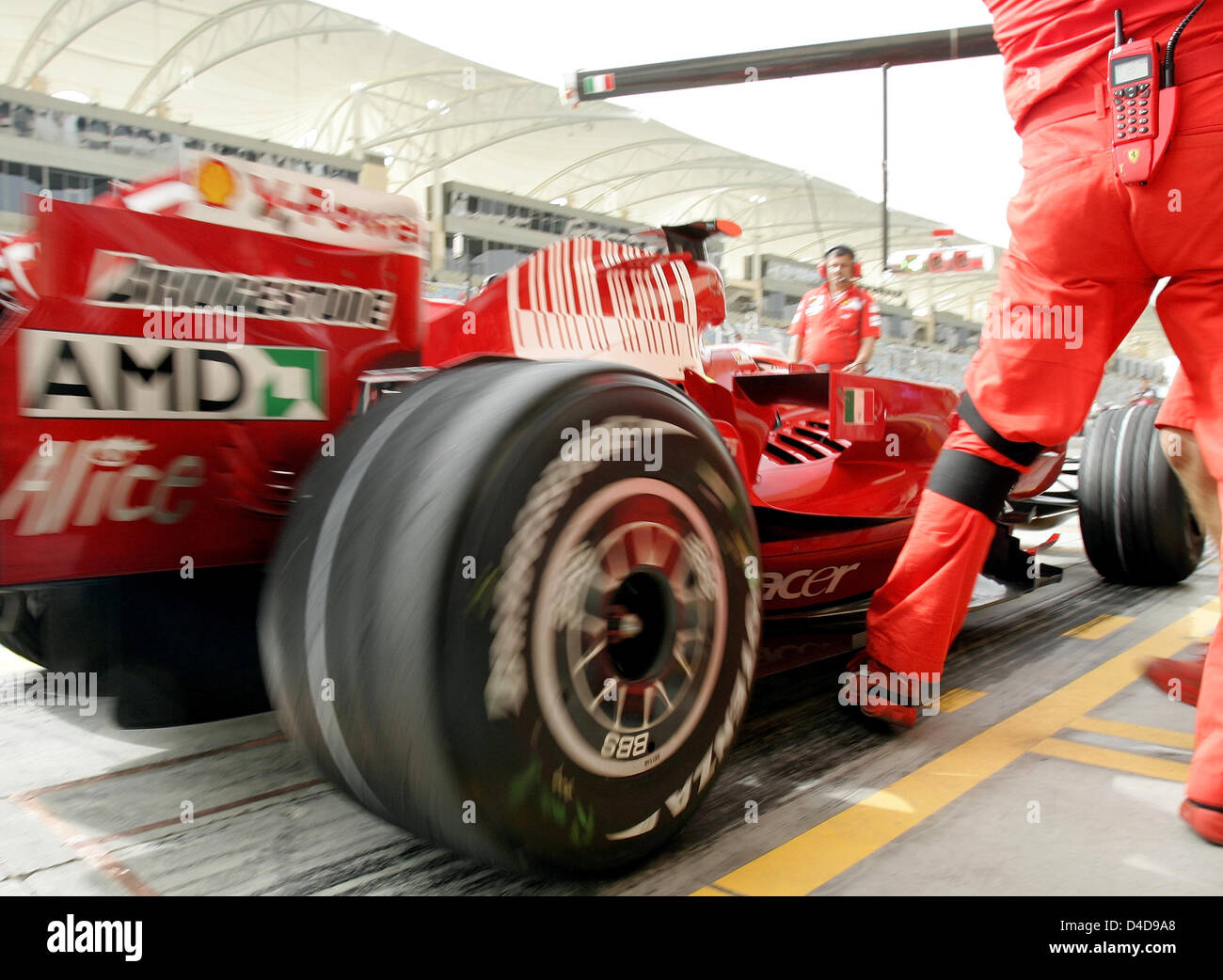 Finnish Formula One driver Kimi Raikkonen of Scuderia Ferrari makes a