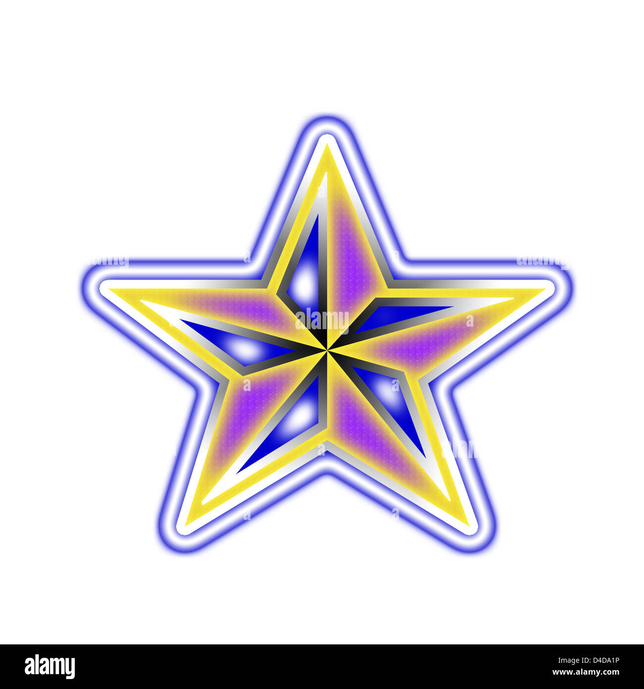this symbol stars for old stars in basketball,brightness Stock Photo