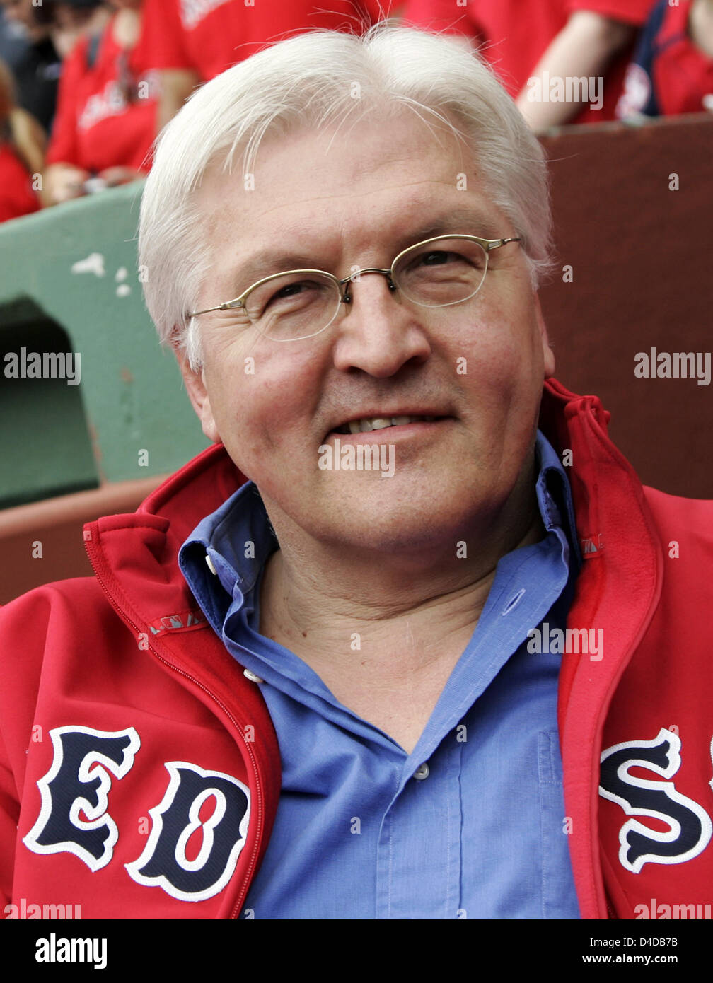 German Foreign Minister FrankWalter Steinmeier poses for photographers
